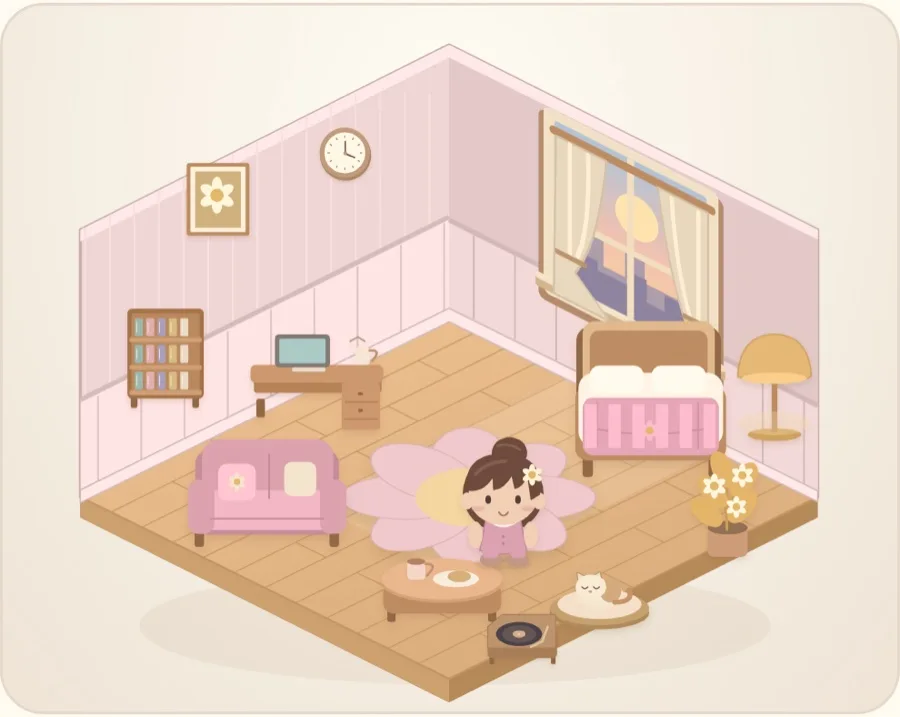 お部屋のカスタマイズ画像